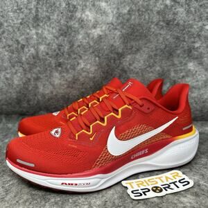 Kansas City Chiefs Nike Zoom Pegasus 41 Running Shoes Mens Size 9.5 FZ5079-600